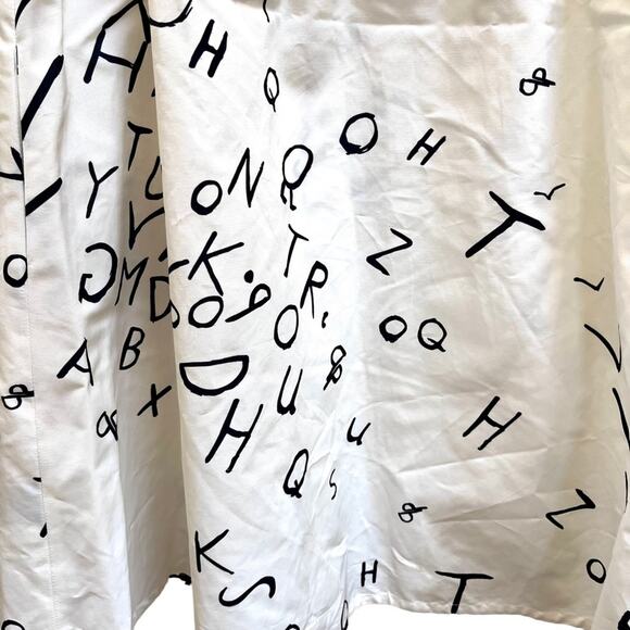 Hilda Henry Zelda ecru alphabet dress size 12 NWT - Picture 7 of 10